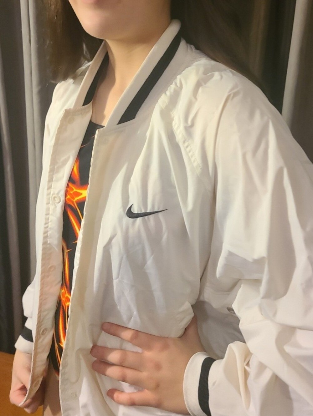 37) Vintage Nike Bomber Windbreaker Jacket